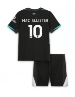 Liverpool Alexis Mac Allister #10 Venkovní dres pro děti 2024-25 Krátký Rukáv (+ trenýrky)